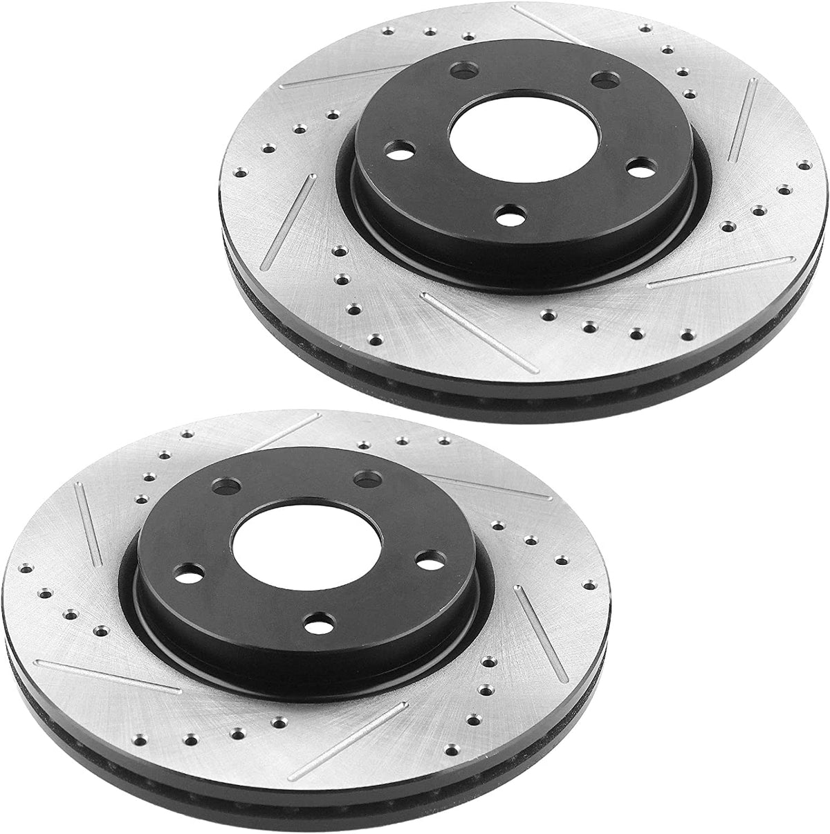 Rear Brake Rotors Ceramic Pads Drill For 1998-2000 2001 2002 Chevrolet Camaro