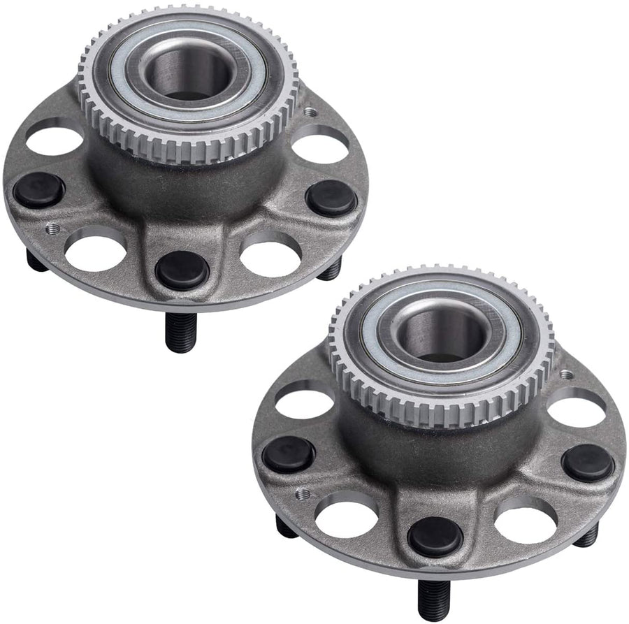 MotorbyMotor 512188 Rear Wheel Bearing Hub Assembly Fits for 2003-2007 Honda Accord, 2004-2008 Acura TL Wheel Hub w/5 Lugs w/ABS (2 PACK)