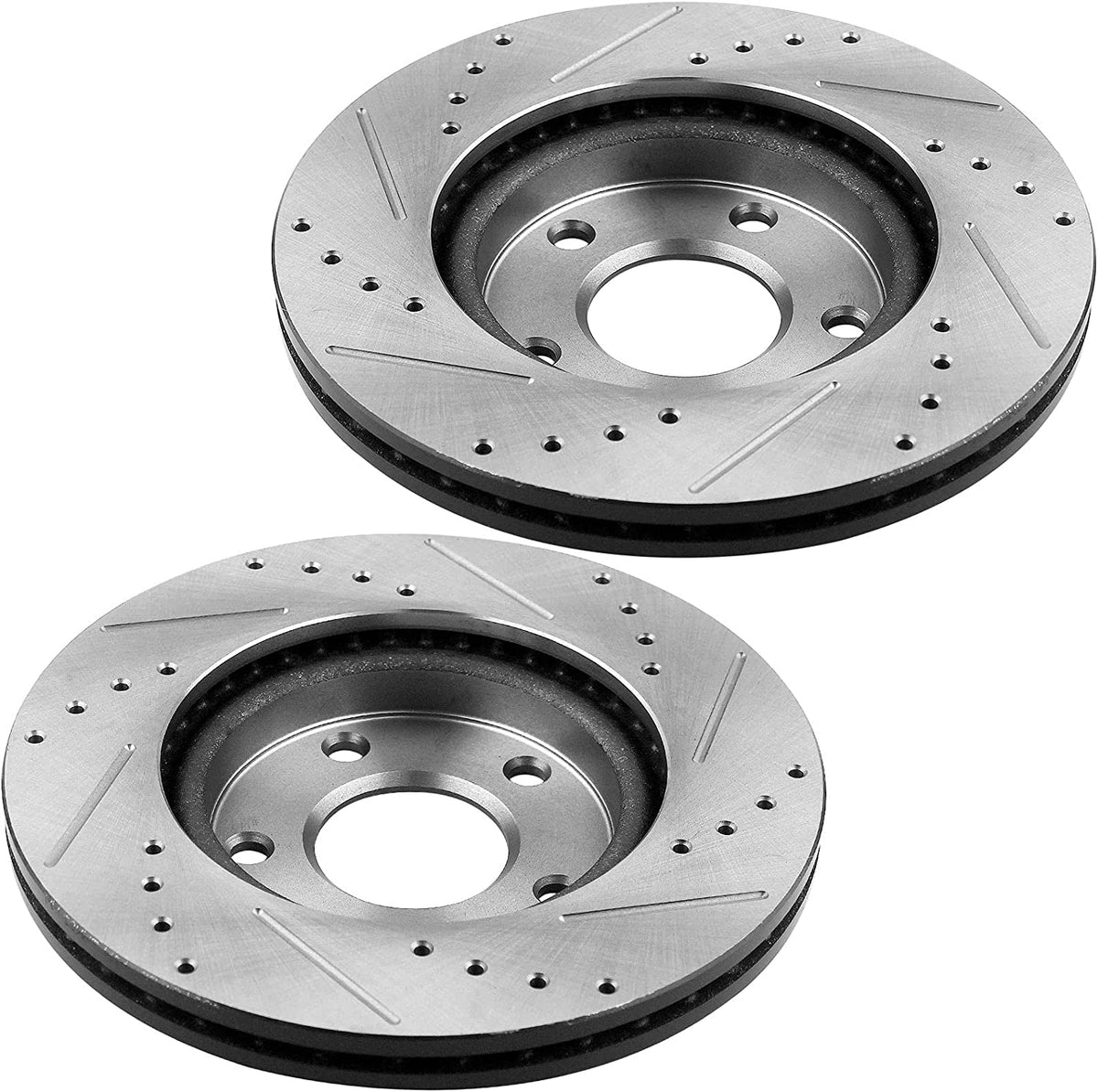 Rear Brake Rotors Ceramic Pads Drill For 1998-2000 2001 2002 Chevrolet Camaro