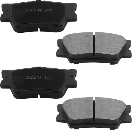 Rear Brake Rotors + Ceramic Pads For LEXUS ES350 2007 - 2012 ES300h 2013 - 2015