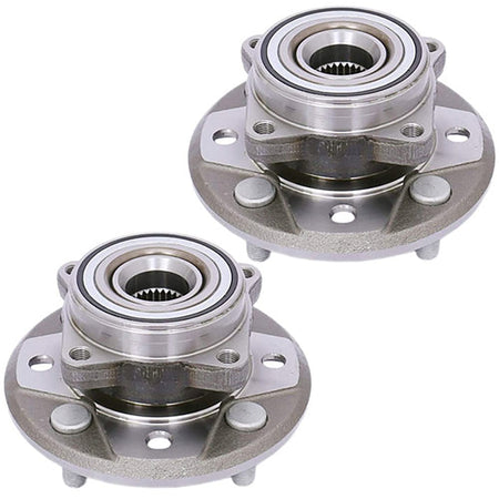Front Left Right Wheel Bearing and Hub Assembly Pair For 1997 Acura Honda 2.2L