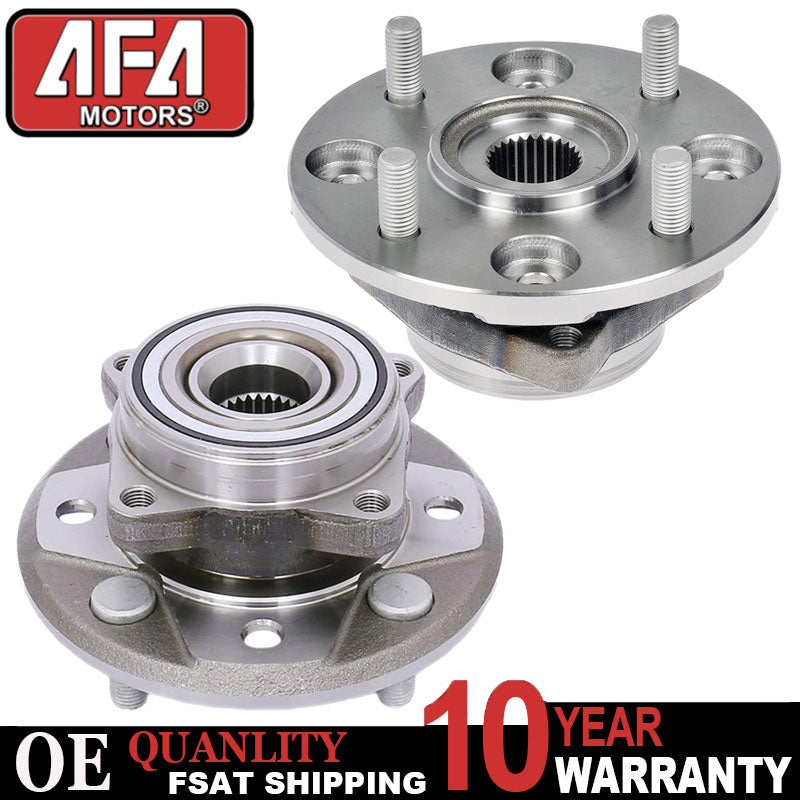 Front Left Right Wheel Bearing and Hub Assembly Pair For 1997 Acura Honda 2.2L