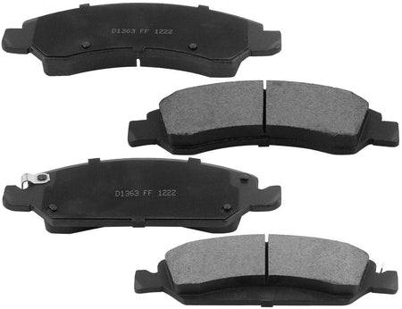 Front E-black coate Brake Rotors and pads for Chevy Tahoe Silverado GMC Sierra