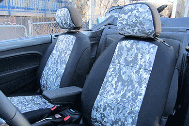 SKANDA Digital Camo Seat Covers - Digital Camouflage Custom Seat Cover by SKANDA