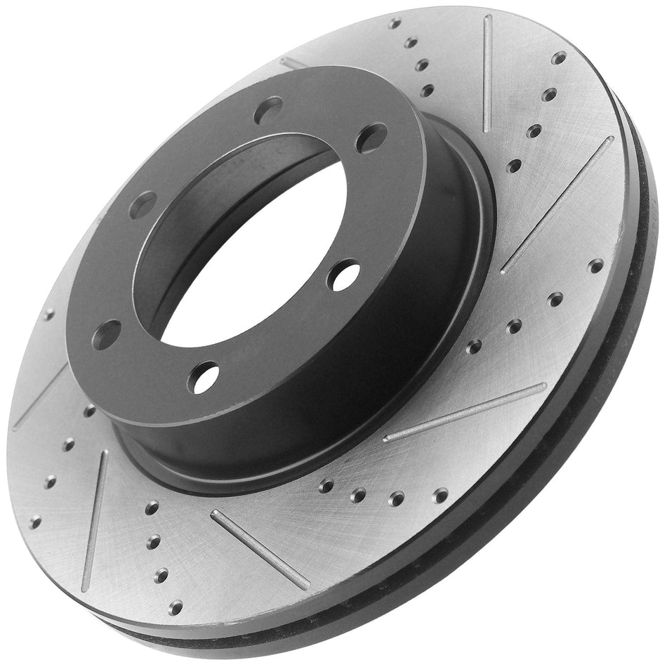 330mm Rear Drilled Slotted Disc Brake Rotors For Chevrolet Cadillac GMC Yukon