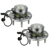 2WD Pair Front Wheel Bearing and Hub For Chevy Suburban Silverado 1500 Tahoe