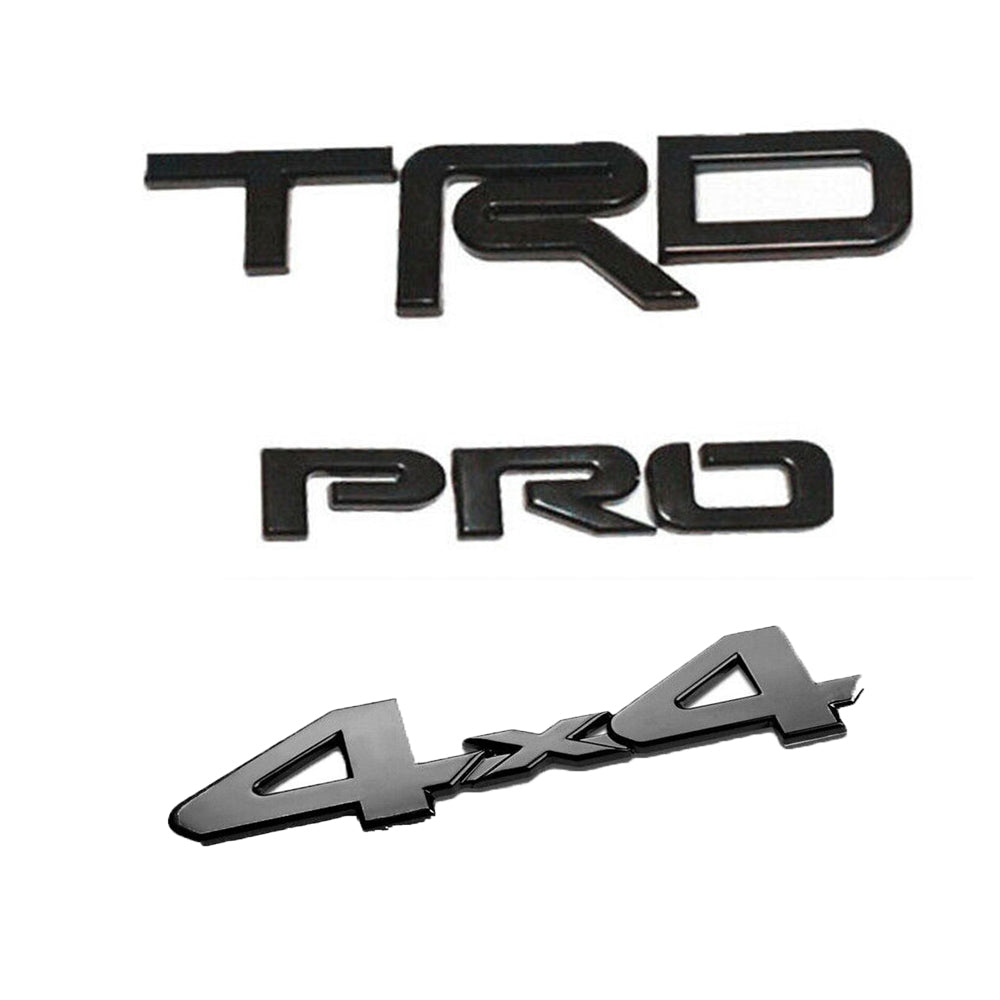 Toyota TRD-Pro 4x4 Emblem kit 3pc
