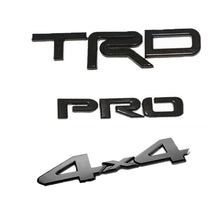 Load image into Gallery viewer, Toyota TRD-Pro 4x4 Emblem kit 3pc