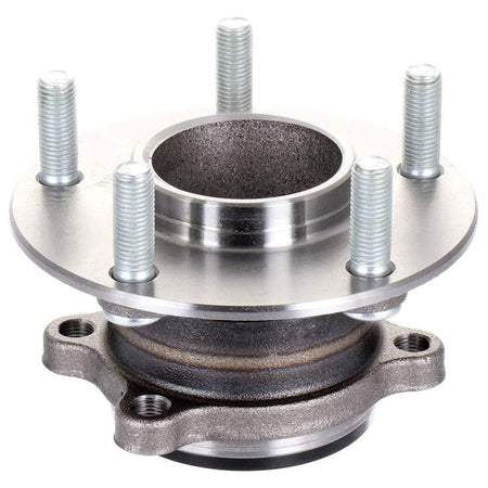 MotorbyMotor 512523 Rear Wheel Bearing and Hub Assembly Fits for Mazda 3 2014 2015 2016 2017 2018 Wheel Hub w/5 Lugs, w/ABS (2 PACK)
