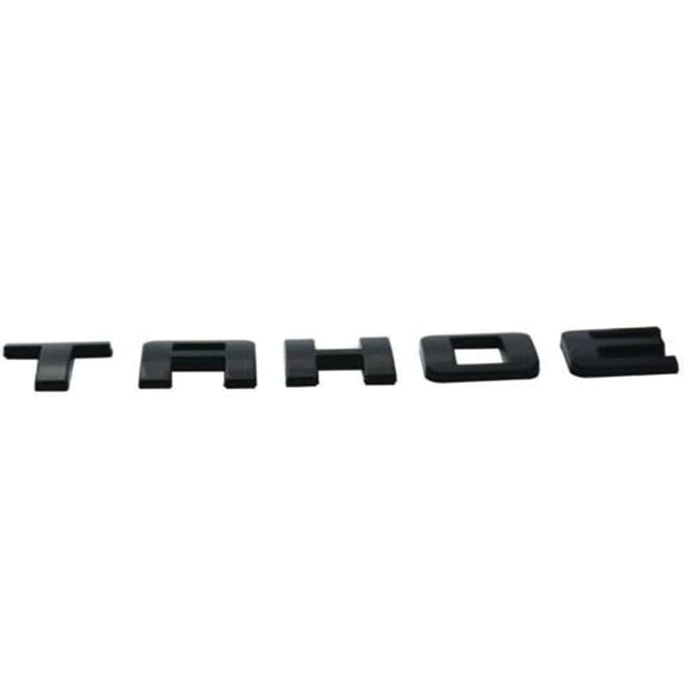 Chevrolet TAHOE Emblem kit Letter Matte Black 15825693