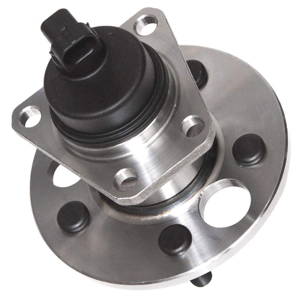 MotorbyMotor 512001 Rear Wheel Bearing & Hub Assembly Fits for Chevy Beretta/Cavalier/Corsica, Oldsmobile Achieva, Buick Skylark, Pontiac Grand AM/Sunbird/Sunfire [5 Lugs, w/ABS]