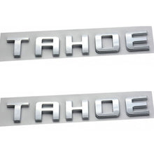 Load image into Gallery viewer, Chevrolet TAHOE Nameplate Emblems Letter 3D Badge Chrome 2PC
