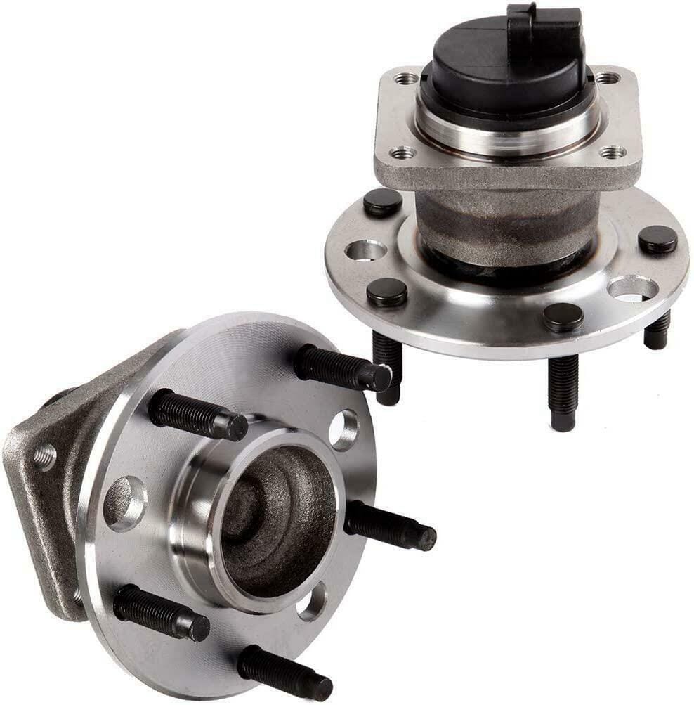 Pair Front Wheel Hub Bearing & Hub Assembly For Chevy Camaro Pontiac 5Lug ABS