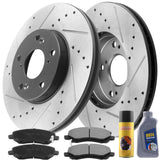 Front Brake Discs Rotors & Pads For 2011 - 2014 CHRYSLER 200 2007 - 2010 SEBRING
