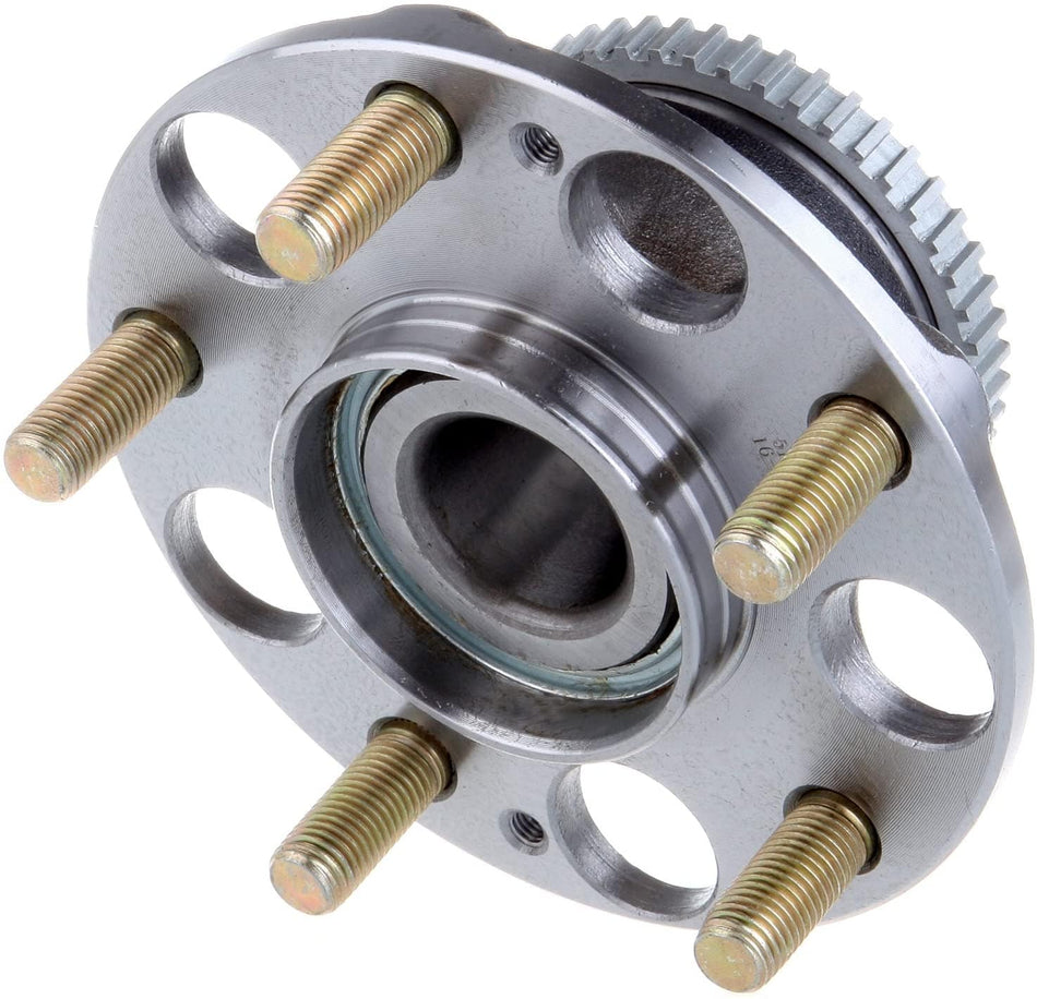 MotorbyMotor 512188 Rear Wheel Bearing Hub Assembly Fits for 2003-2007 Honda Accord, 2004-2008 Acura TL Wheel Hub w/5 Lugs w/ABS