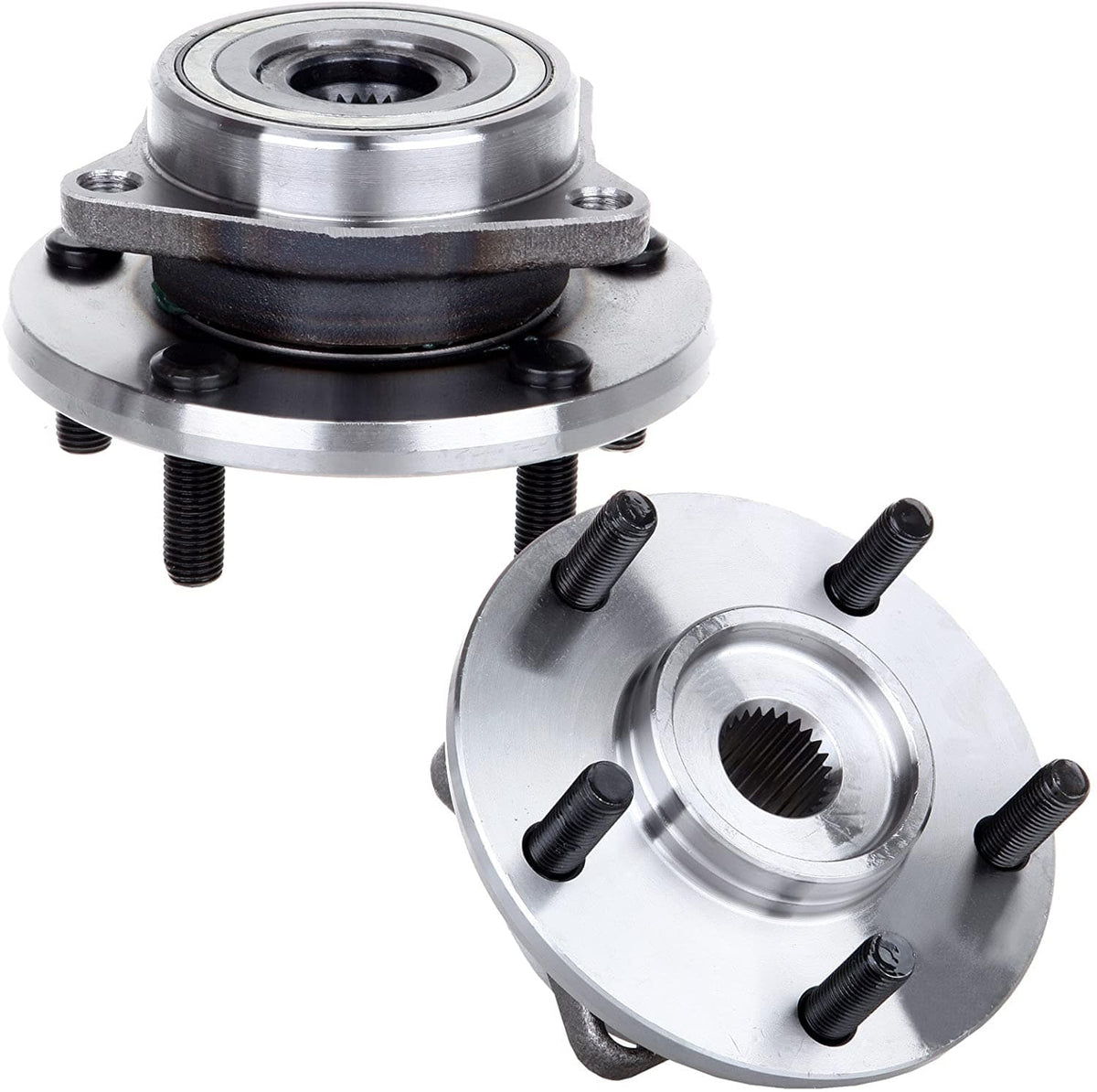 Front Wheel Bearing Hub Assembly, Chrysler Sebring, Dodge, Eagle Talon, Mitsubishi-5 Lugs[ w/ABS, FWD]-513157 (2 PCS)