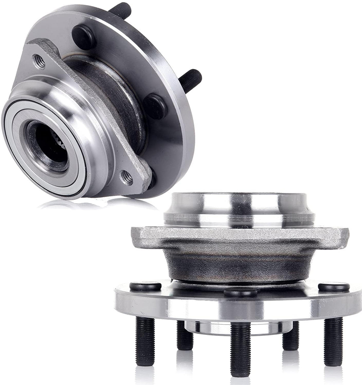 MotorbyMotor 513159 Front Wheel Bearing & Hub Assembly Fits for Jeep Grand Cherokee 1999-2004 Wheel Hub w/5 Lugs (2 PACK)