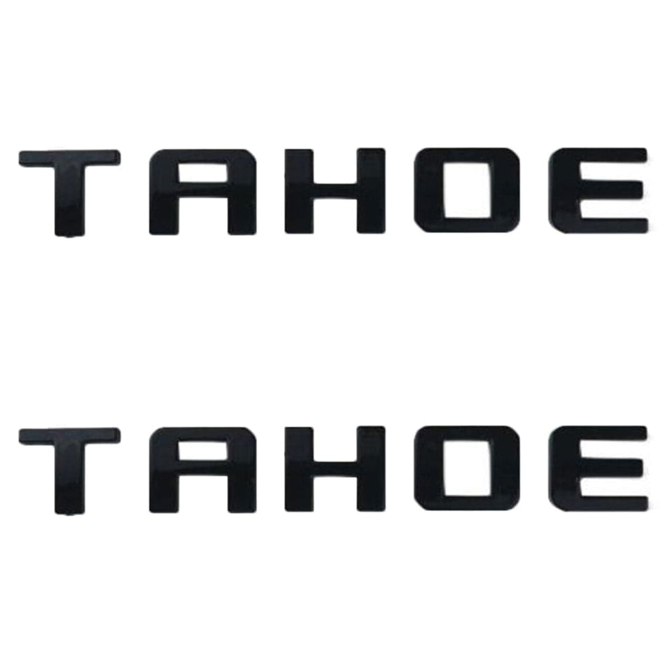 Chevrolet TAHOE Emblem kit Letter Matte Black 15825693