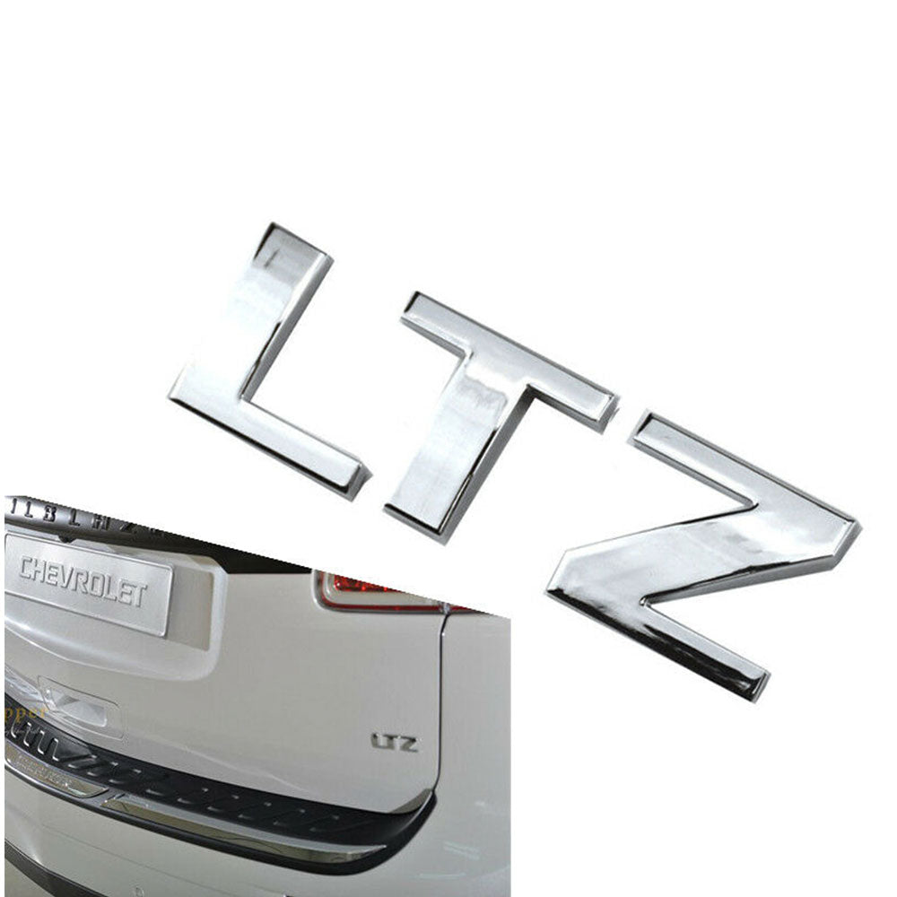 GM LTZ Emblems Glossy Chrome