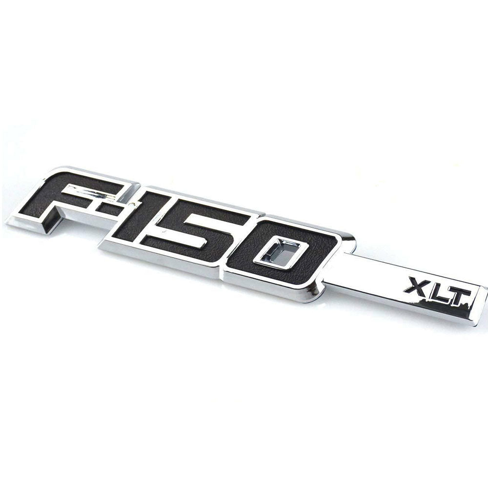 Ford F-150 XLT Fender Emblems Set OEM Chrome