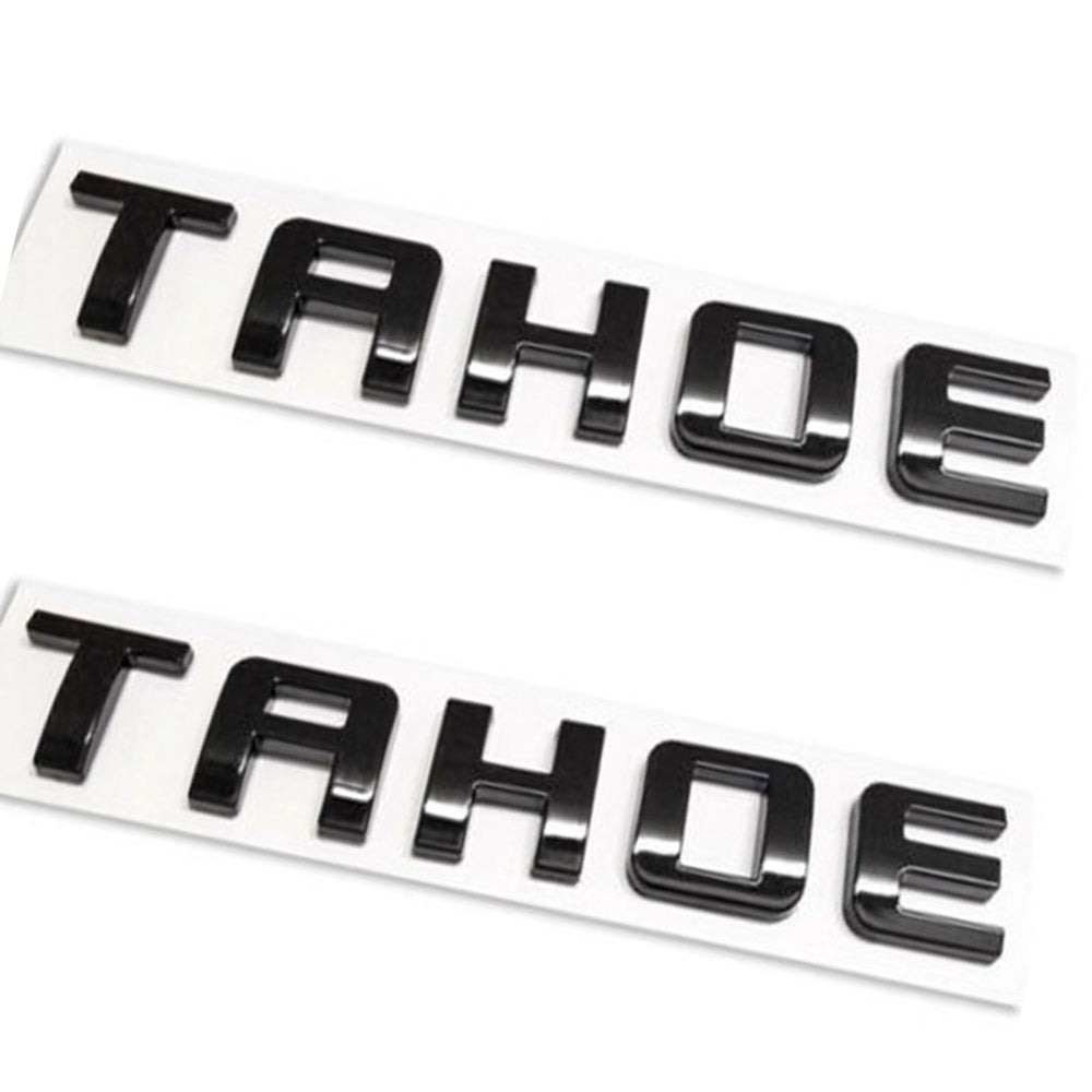 Chevrolet TAHOE Emblem Pair Glossy Black