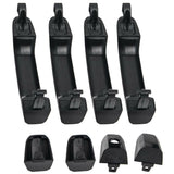 Gloss Black Door Handles (Set of 4) For 2014-2018 Chevy Silverado GMC Sierra NEW