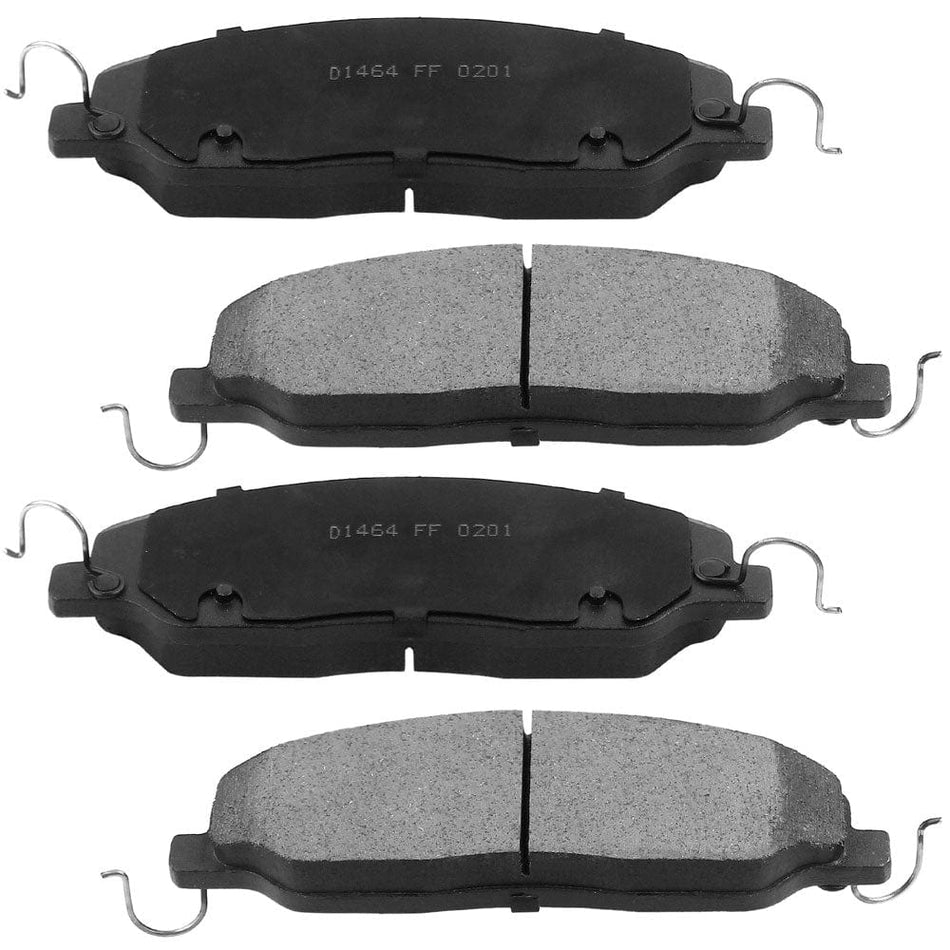 Front Ceramic Brake Pads For 2011 2012 2013 2014 Ford Mustang V6 Models
