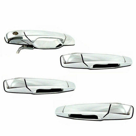 Chrome Door Handle Covers Set 4PCS for Chevy Silverado 1500 2007-2013