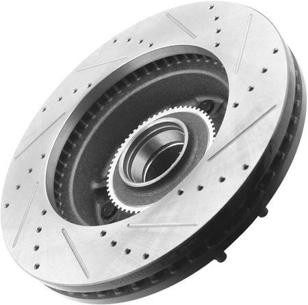 345mm Front E-Coating Brake Rotors + Pads For 2008-2014 Ford E150 E250 E350 SD
