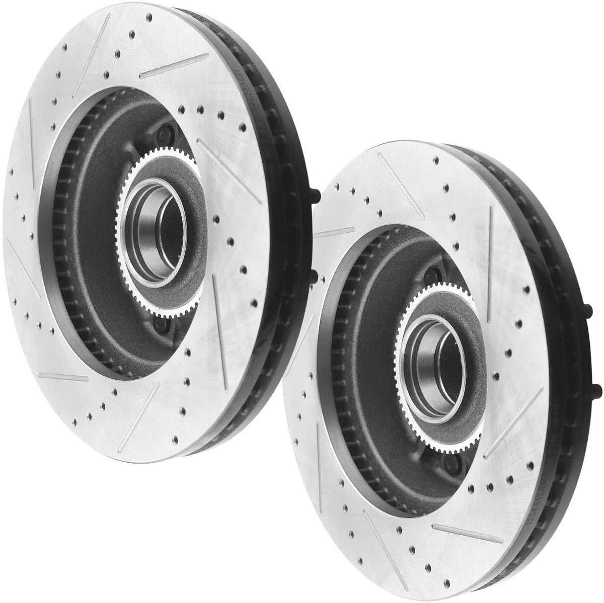 345mm Front E-Coating Brake Rotors + Pads For 2008-2014 Ford E150 E250 E350 SD