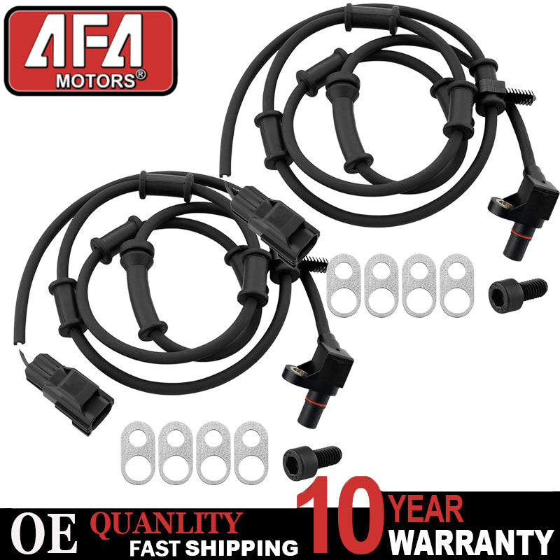 4WD Front Left & Right ABS Wheel Speed Sensor Pair For 03-05 Dodge Ram 2500 3500