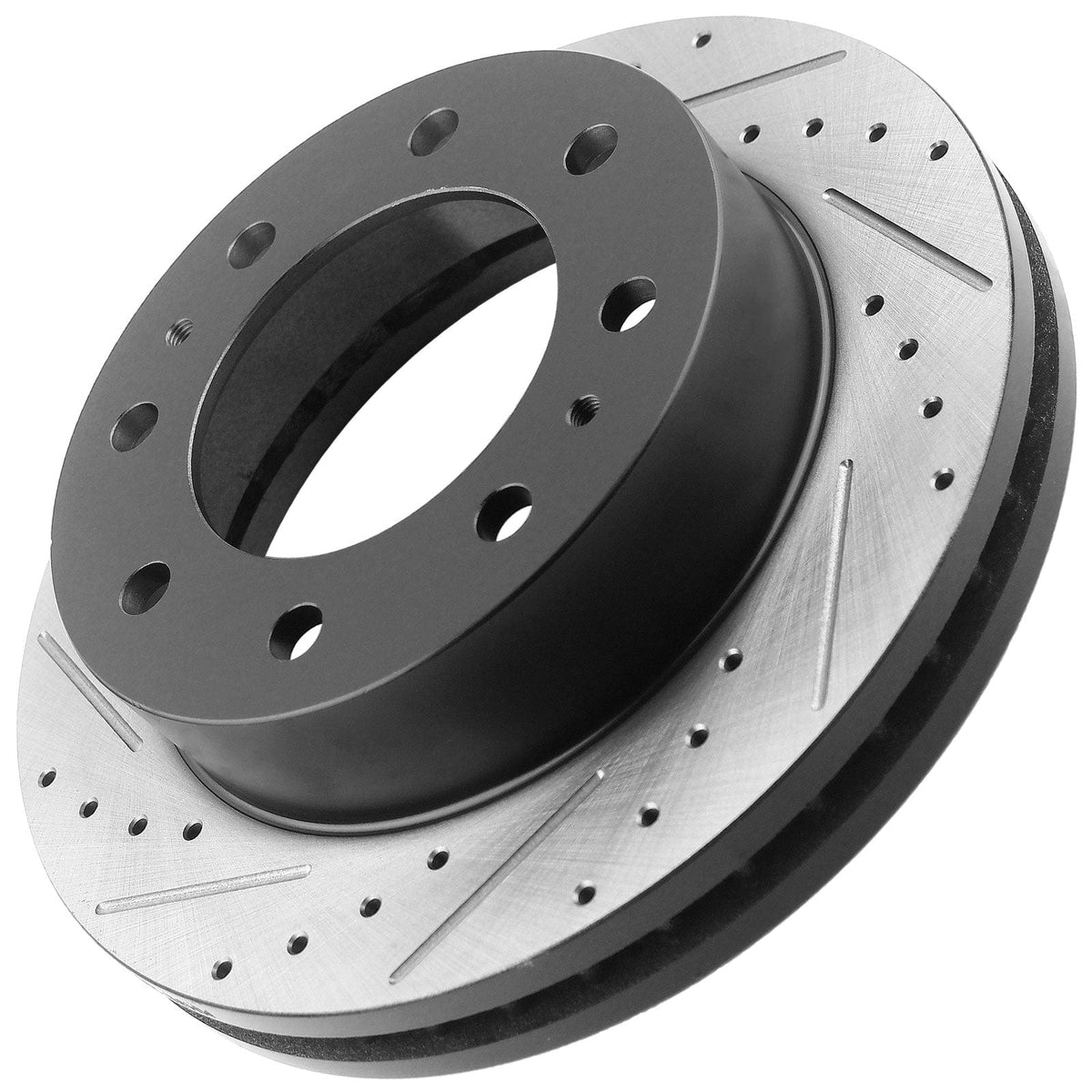 Front E-black coate Brake Rotors Ceramic Pads For Chevy Express GMC Savana