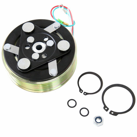 AC Compressor Clutch Kit Pulley Coil Fits 2007-2014 Honda CR-V CRV 2.4L 4CYL