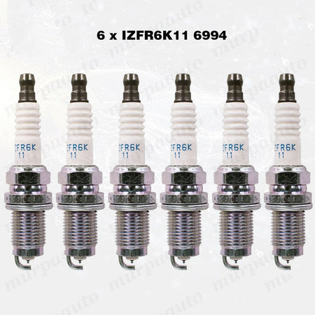 NGK 6994 Laser IZFR6K11 Iridium Spark Plugs For Honda Accord CR-V Acura RSX
