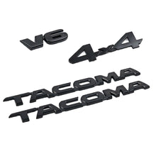 Load image into Gallery viewer, Toyota Tacoma 4X4 V6 Emblem Kit Matte Black