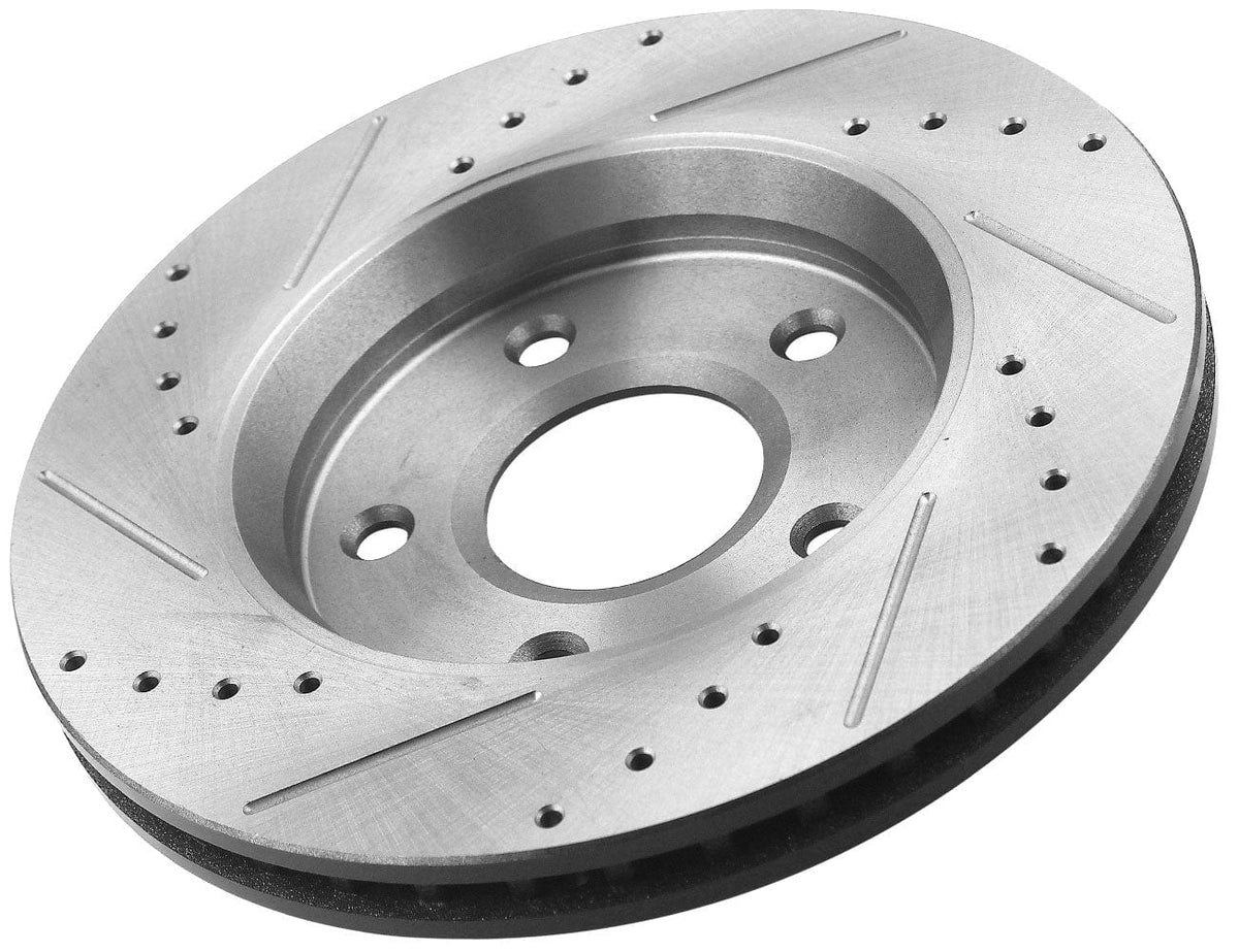 Front Disc Brake Rotors + Ceramic Pads For Chrysler Town & Country Grand Caravan