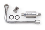 Edelbrock Single Feed Fuel Line & Filter Kit - Best Price on Chrome Fuel Line Kits for Carburetors