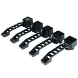 5pcs Black Front Tailgate Exterior Door Handles Fits for 2007-2018 Jeep Wrangler JK-4Door