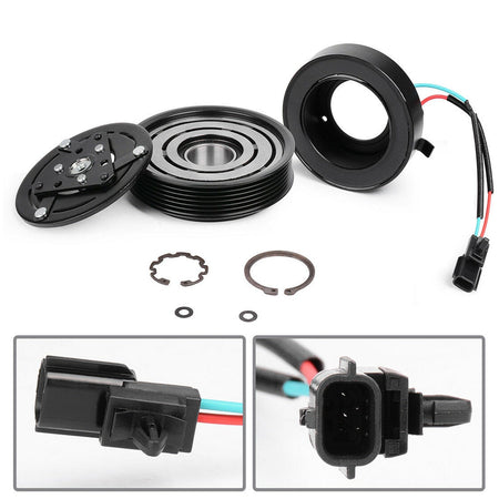 A/C Compressor Clutch Assembly Kit Fit 2007-2012  Nissan Altima Sentra (2.5L)
