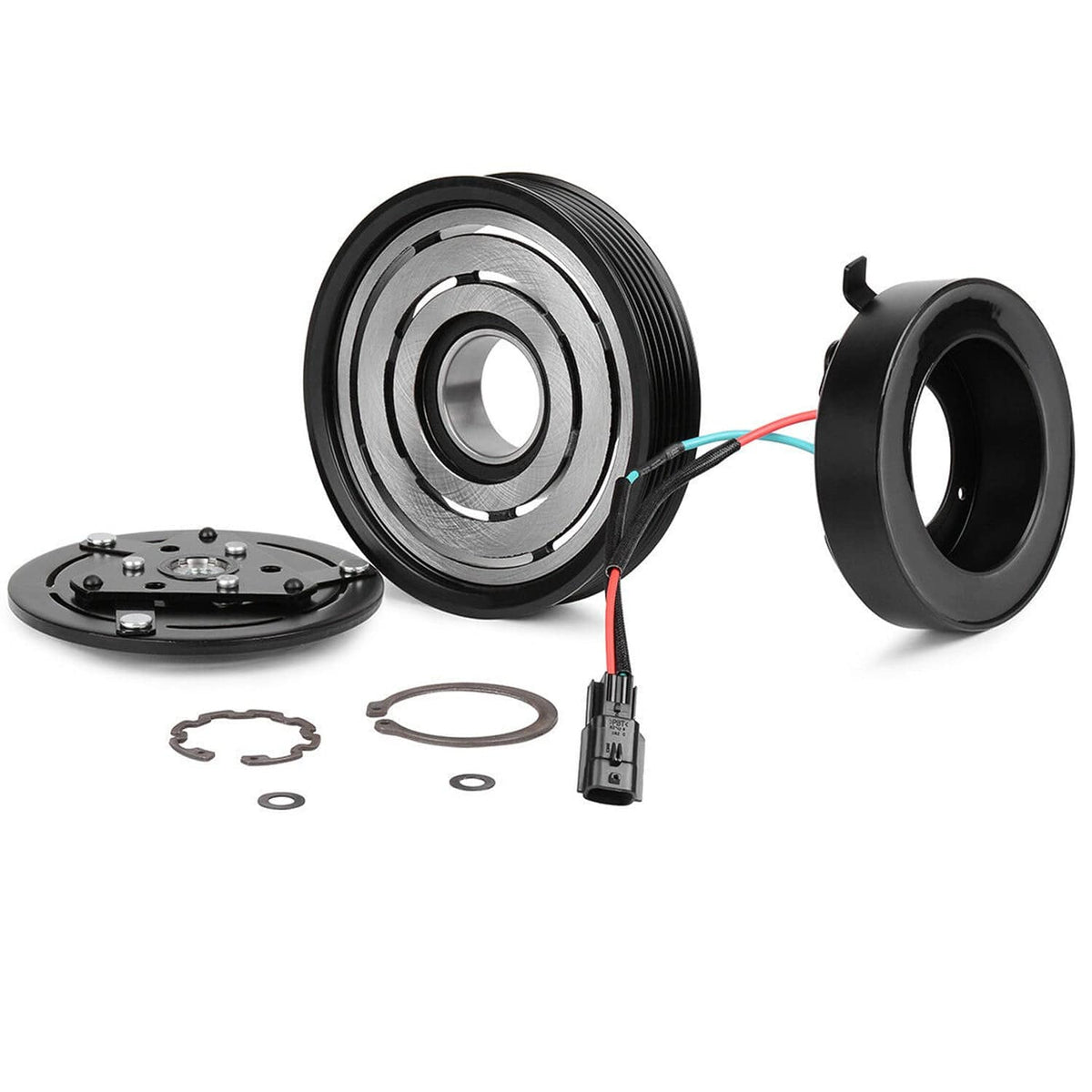 A/C Compressor Clutch Assembly Kit Fit 2007-2012  Nissan Altima Sentra (2.5L)