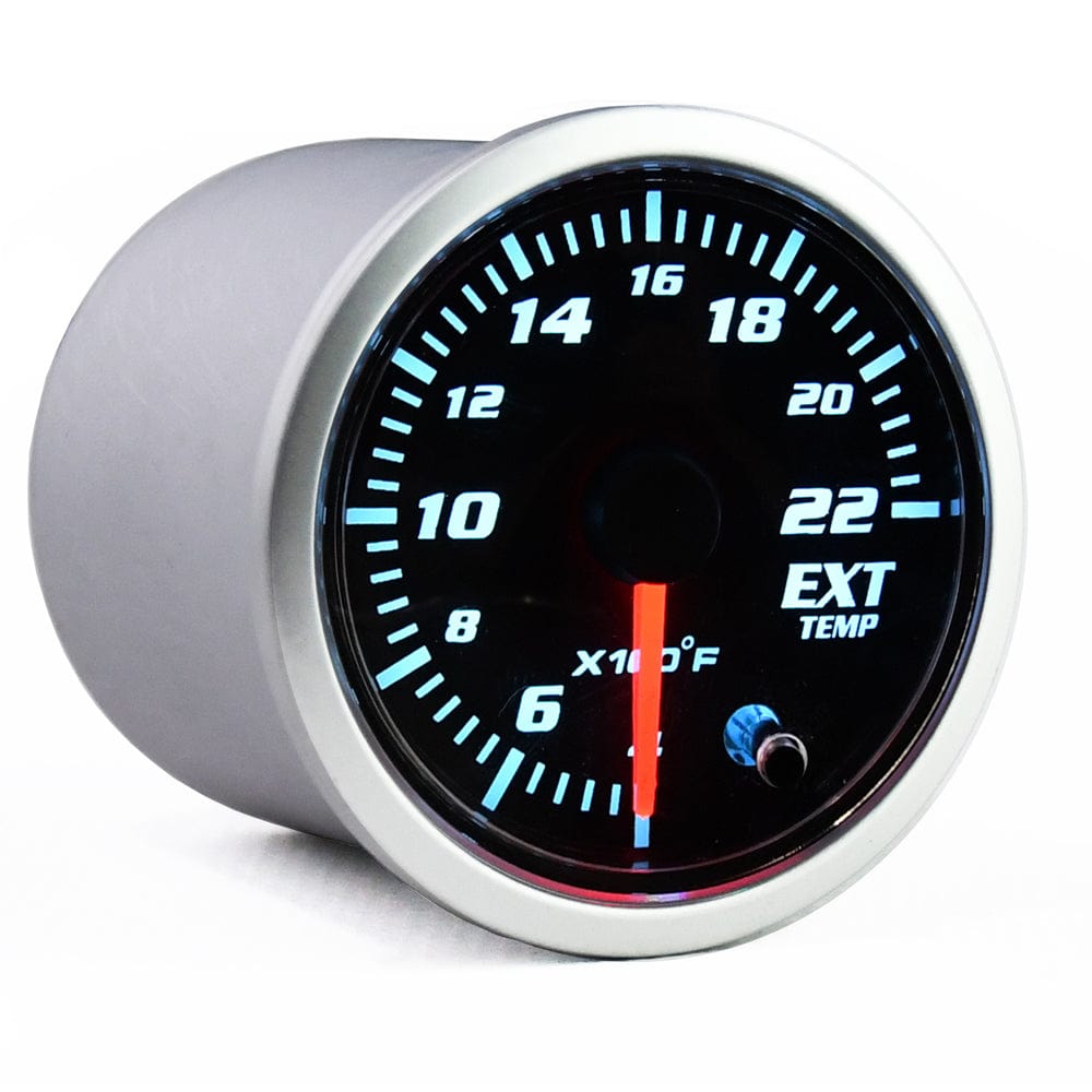 2'' 52mm Exhaust Gas Temp Gauge Universal 7 Color LED Temperature EGT Gauge Meter with Sensor 12V