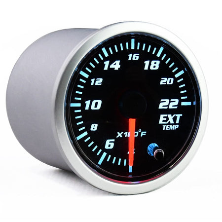 2'' 52mm Exhaust Gas Temp Gauge Universal 7 Color LED Temperature EGT Gauge Meter with Sensor 12V