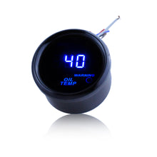 Load image into Gallery viewer, MotorbyMotor 2&quot; 52mm Temp Black LED Oil Temperature Gauge Meter with Sensor-Universal