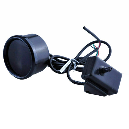 MotorbyMotor 30 PSI Turbo Gauge Blue LED Smoke Lens 2" 52mm Turbo Boost Gauge Sensor for Car AUTO 0~15V Universal