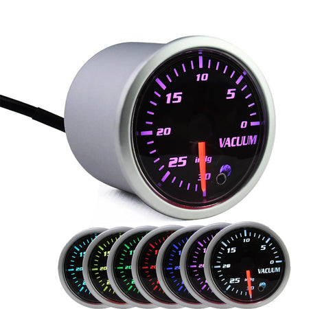 12V Gauge 2" 52mm Blue Digital LED Electronic Voltage Volt Gauge Meter with Sensor Voltmeter Gauge for Car