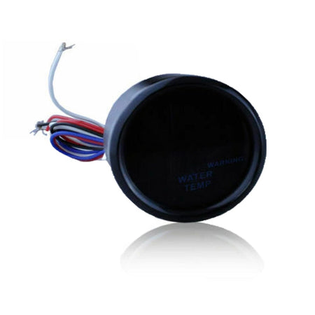 MotorbyMotor Digital Water Temperature Gauge 2" 52mm Electronic Blue LED Water Temp Gauge for Car Automotive(Fahrenheit) DC 12V