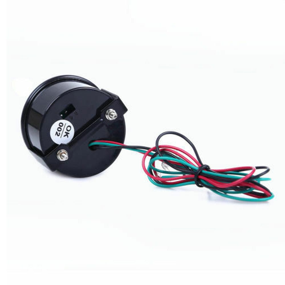MotorbyMotor Digital Water Temperature Gauge 2" 52mm Electronic Blue LED Water Temp Gauge for Car Automotive(Fahrenheit) DC 12V