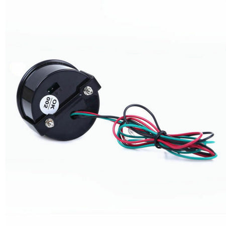 MotorbyMotor Digital Water Temperature Gauge 2" 52mm Electronic Blue LED Water Temp Gauge for Car Automotive(Fahrenheit) DC 12V