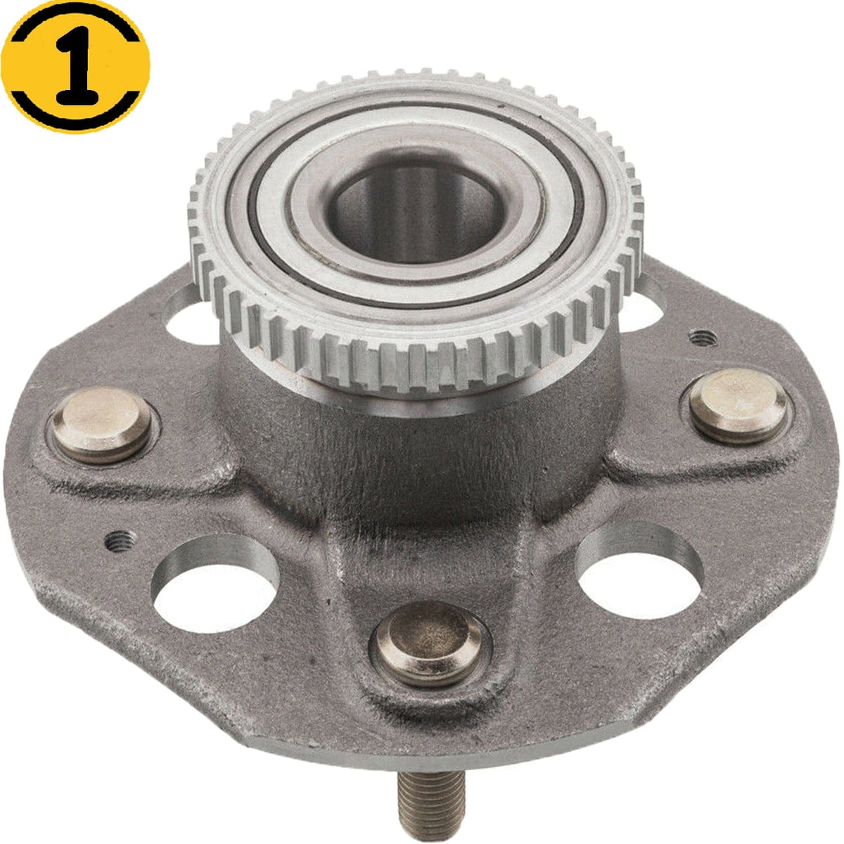 MotorbyMotor Rear Wheel Bearing Fit 1998-2002 Honda Accord Wheel Hub 4 Lugs w/ABS 2WD FWD, 512178