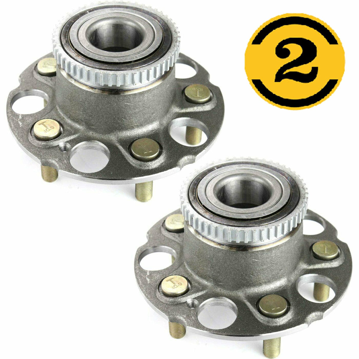 Rear Wheel Bearing Fit 1999 Isuzu Oasis, 1999-2004 Honda Odyssey Wheel Hub 5 Lugs 2WD FWD, w/ABS-512180 (2 Pack)